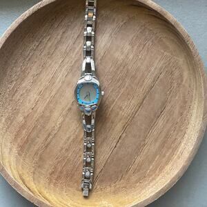 Relic Watch ZR55146 Blue Dial Stainless Steel Quartz Not tested vintage Y2K